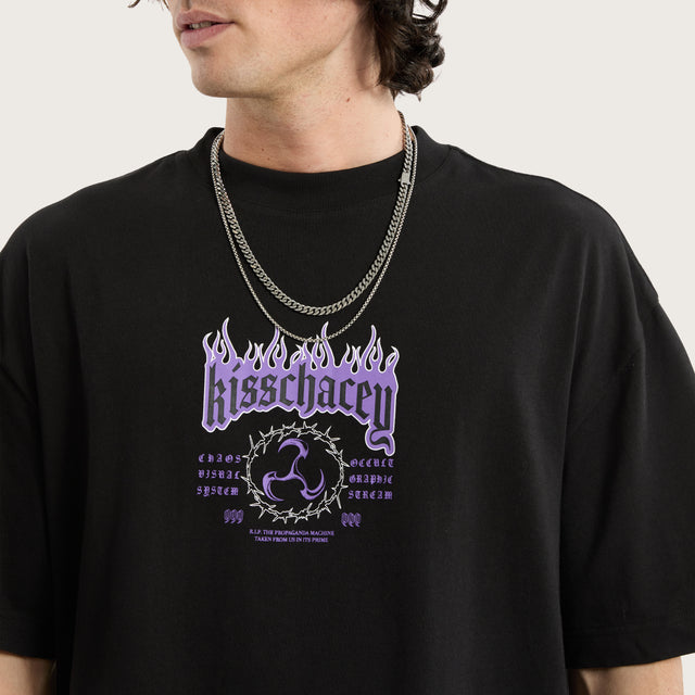 Ember Street Tee Jet Black