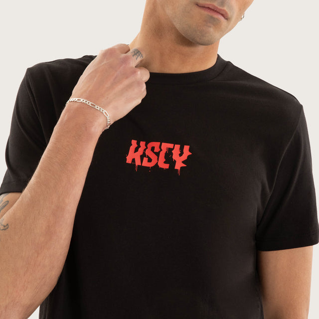 Allure Dual Curved Tee Jet Black