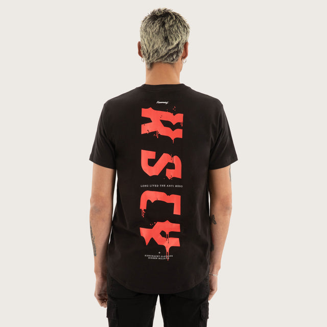 Allure Dual Curved Tee Jet Black