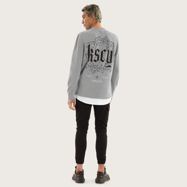 Weary Layered Sweater Pigment Ultimate Grey