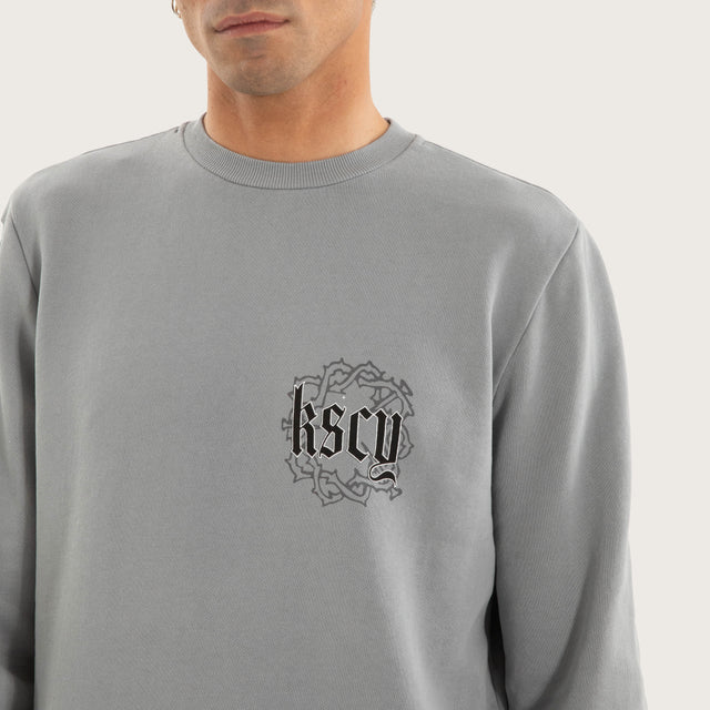 Weary Layered Sweater Pigment Ultimate Grey