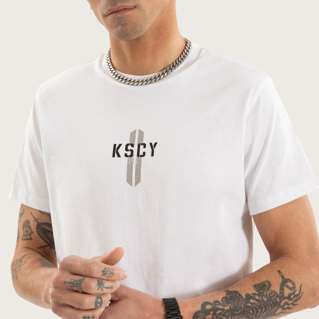 Grasp Dual Curved Tee White