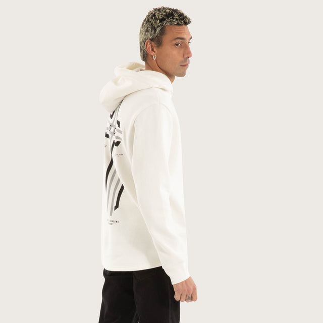Outpost Dual Curved Hoodie Blanc de Blanc