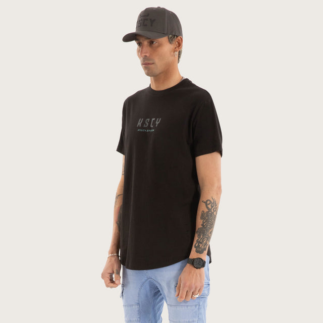 Fallout Dual Curved Tee Jet Black