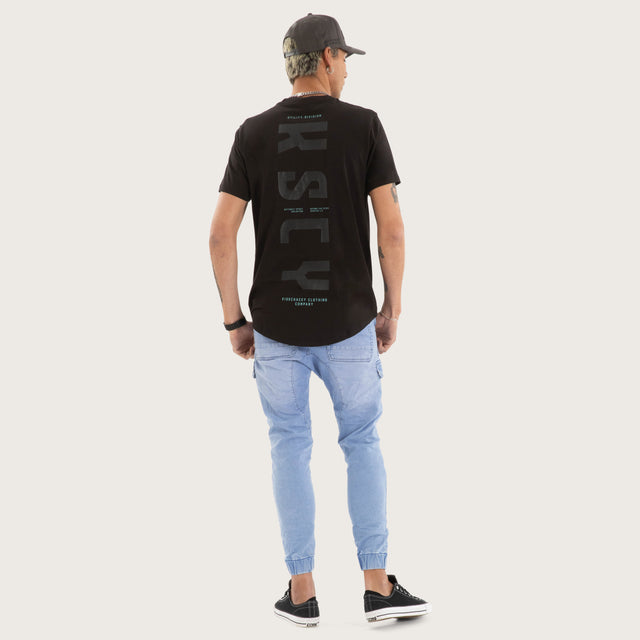 Fallout Dual Curved Tee Jet Black