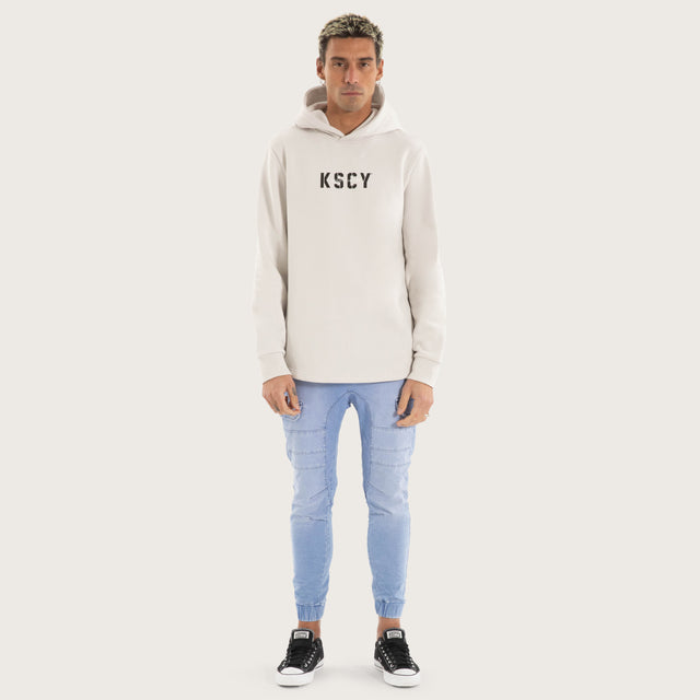 Bask Dual Curved Hoodie Glacier Grey
