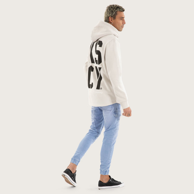 Bask Dual Curved Hoodie Glacier Grey