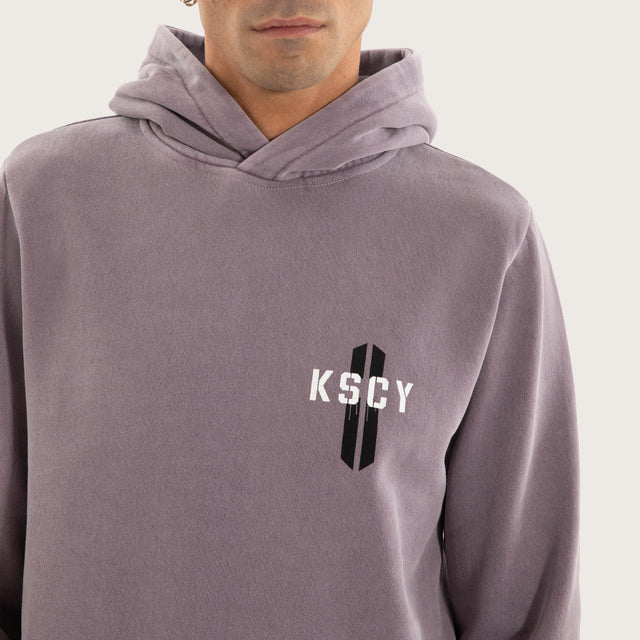 Promise Dual Curved Hoodie Pigment Grey Ridge
