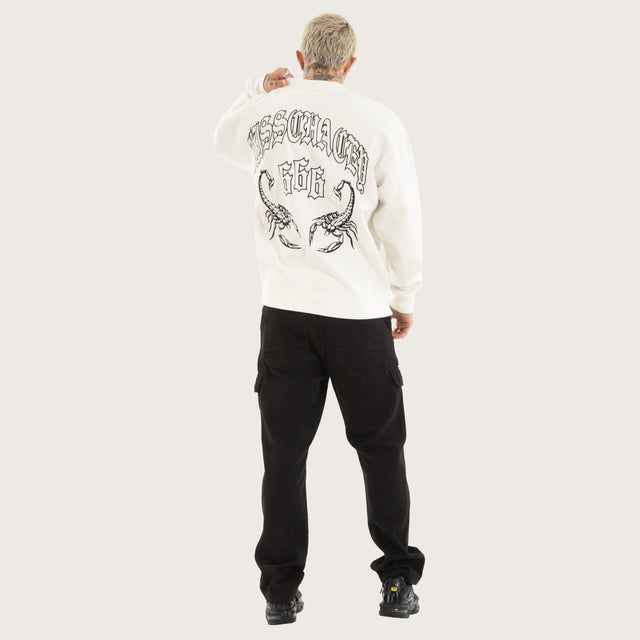 Affection Relaxed Sweater Natural White