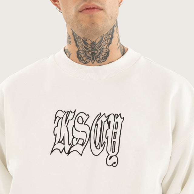 Affection Relaxed Sweater Natural White