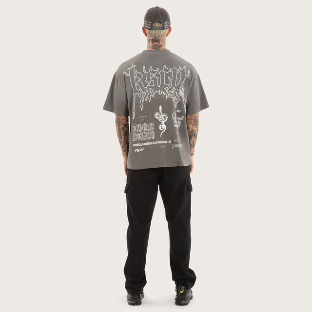 Whisper Street Tee Charcoal