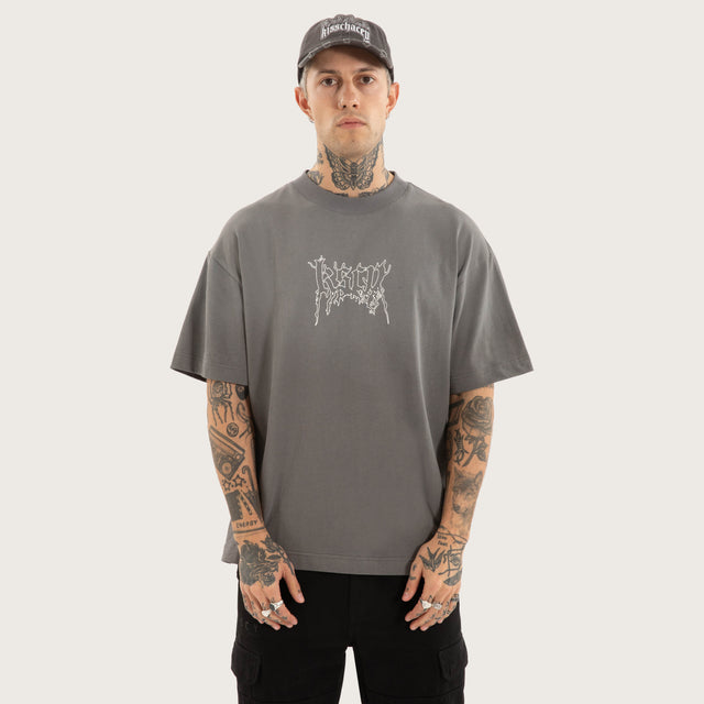 Whisper Street Tee Charcoal