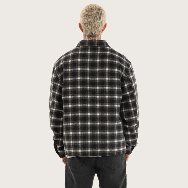 Cradle Overshirt Grey Check