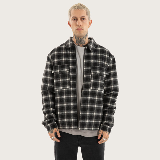 Cradle Overshirt Grey Check