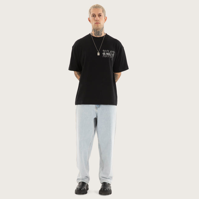 Thrive Street Tee Jet Black
