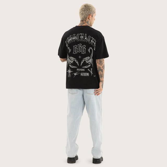 Thrive Street Tee Jet Black