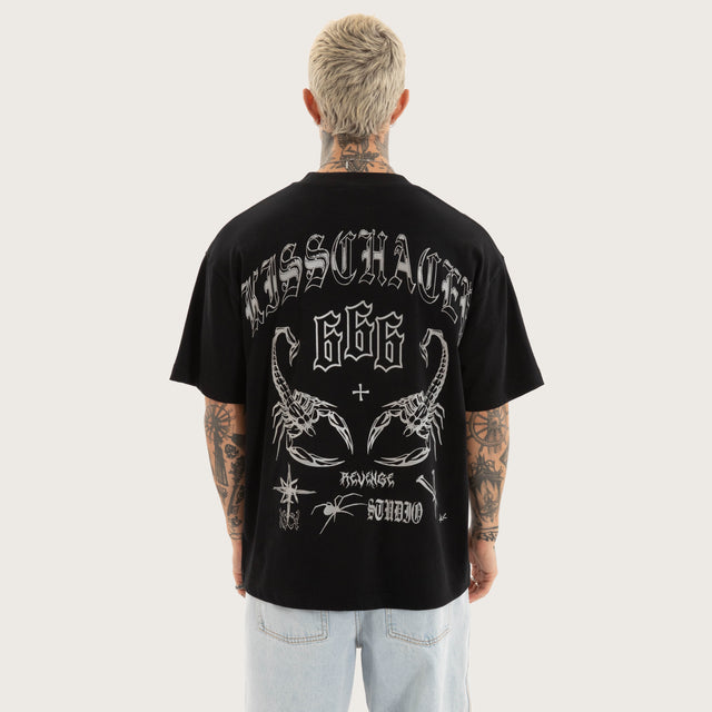 Thrive Street Tee Jet Black