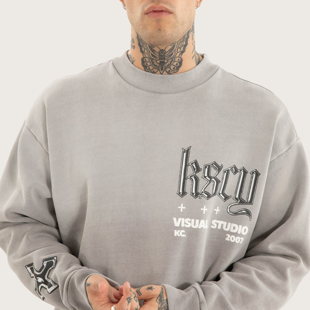 Kingdom Relaxed Sweater Alloy