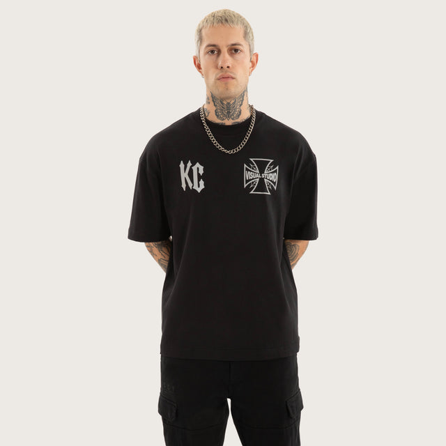 Exodus Street Tee Jet Black