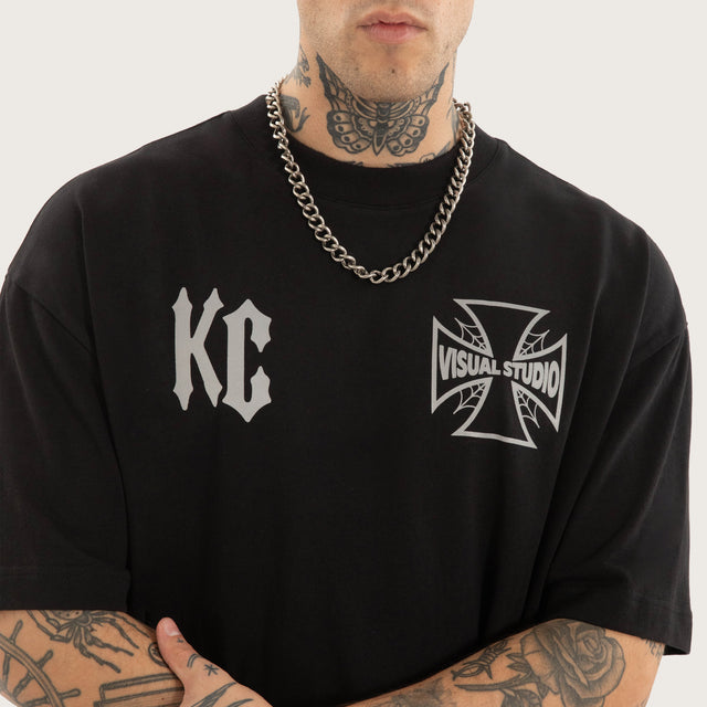 Exodus Street Tee Jet Black