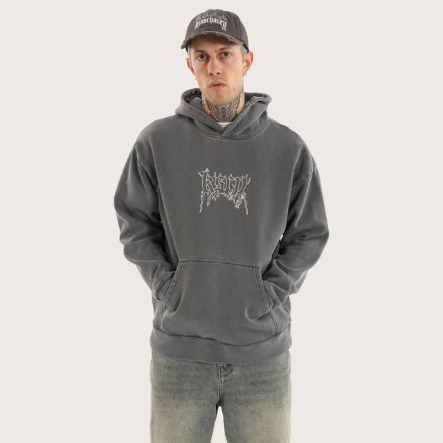 Whisper Relaxed Hoodie Pigment Charcoal