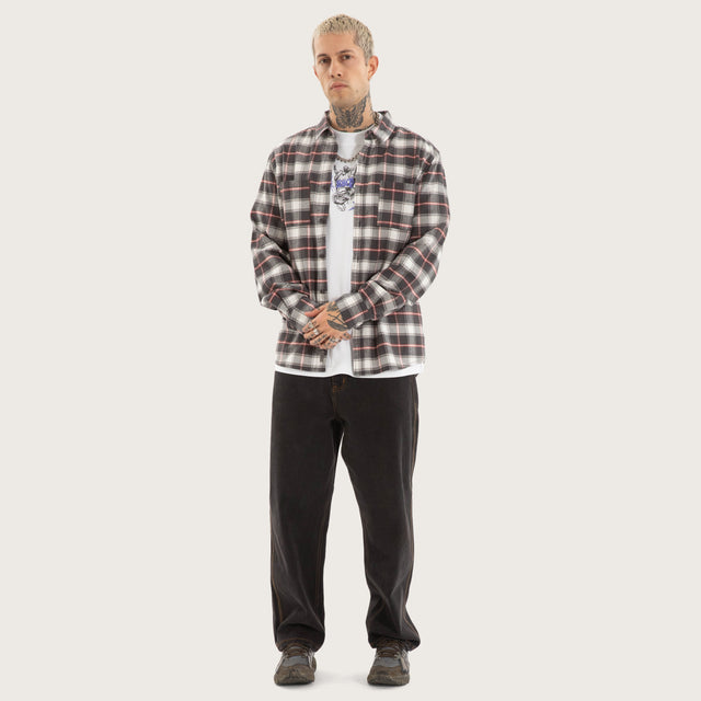 Unknown Longsleeve Shirt Asphalt Check