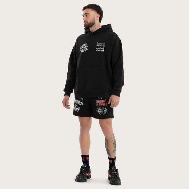 Lineup Relaxed Hoodie Jet Black