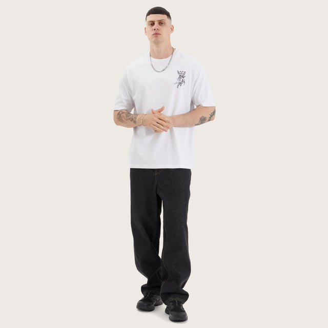 Gagie Box Fit Tee Optical White