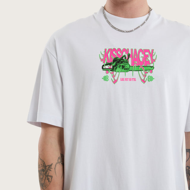 Petrol Street Tee Optical white
