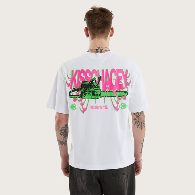Petrol Street Tee Optical white