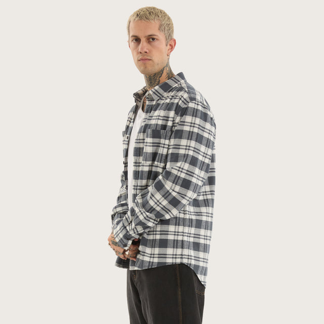 Horizons Longsleeve Shirt Grey Check