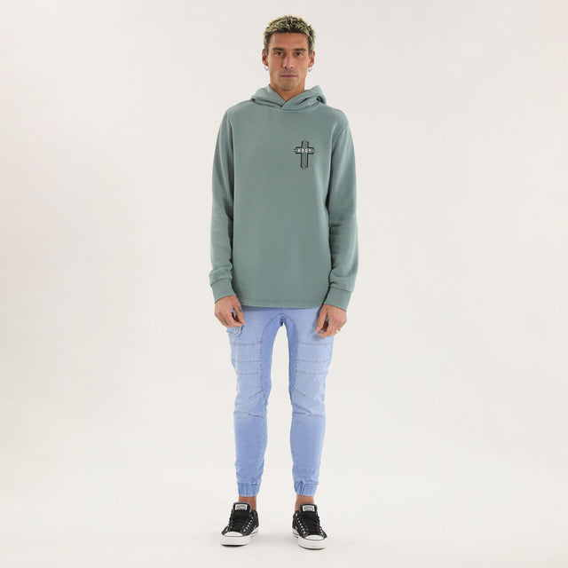 Outpost Dual Curved Hoodie Pigment Trooper