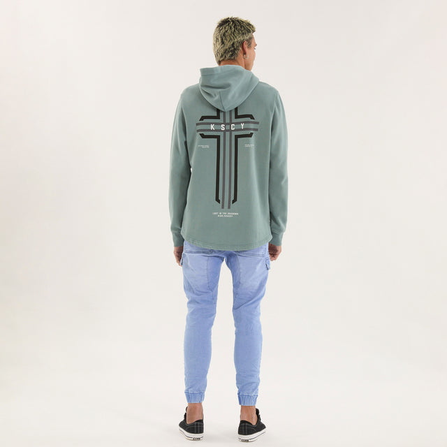 Outpost Dual Curved Hoodie Pigment Trooper