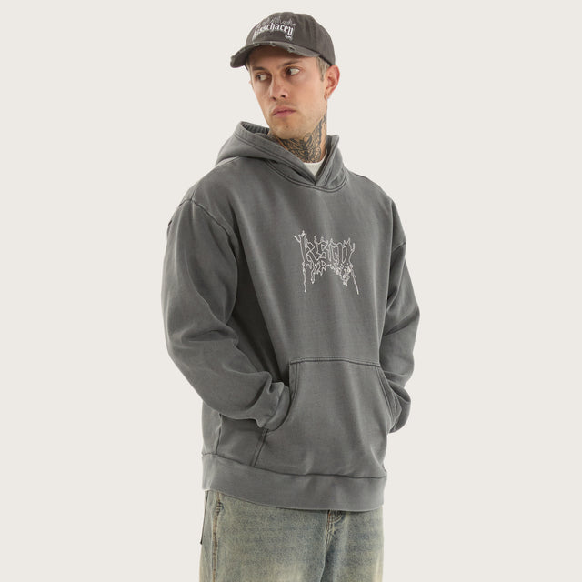 Whisper Relaxed Hoodie Pigment Charcoal