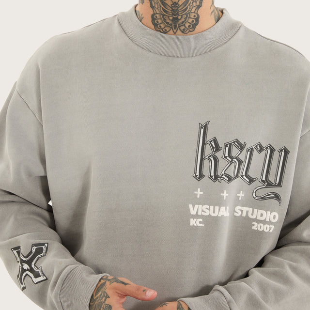 Kingdom Relaxed Sweater Alloy