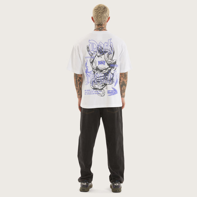 Strains Street Tee White
