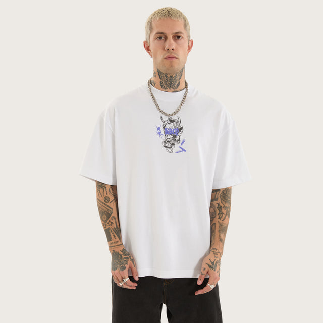 Strains Street Tee White