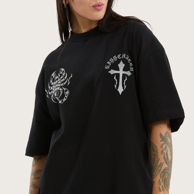Sandtomb Street Tee Jet Black