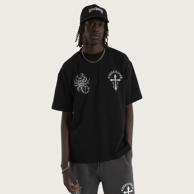 Sandtomb Street Tee Jet Black