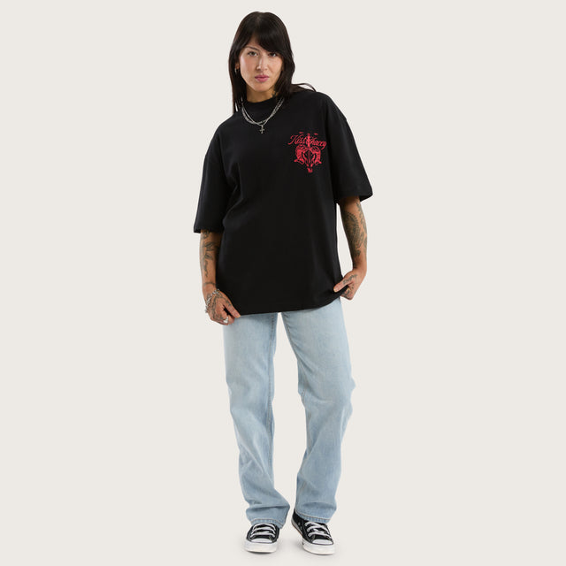 Ram Street Tee Jet Black