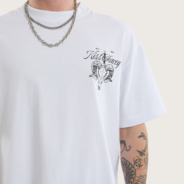 Ram Street Tee Optical White