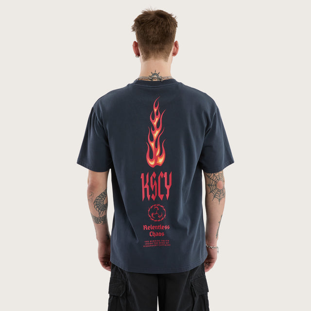 Meteor Box Fit Tee Pigment Vulcan