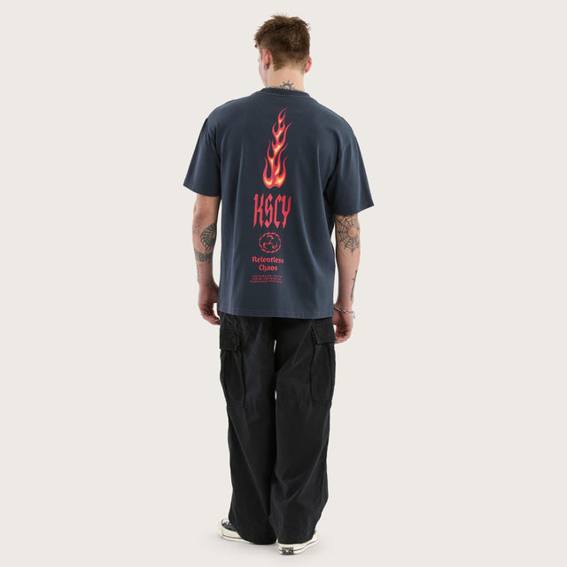 Meteor Box Fit Tee Pigment Vulcan