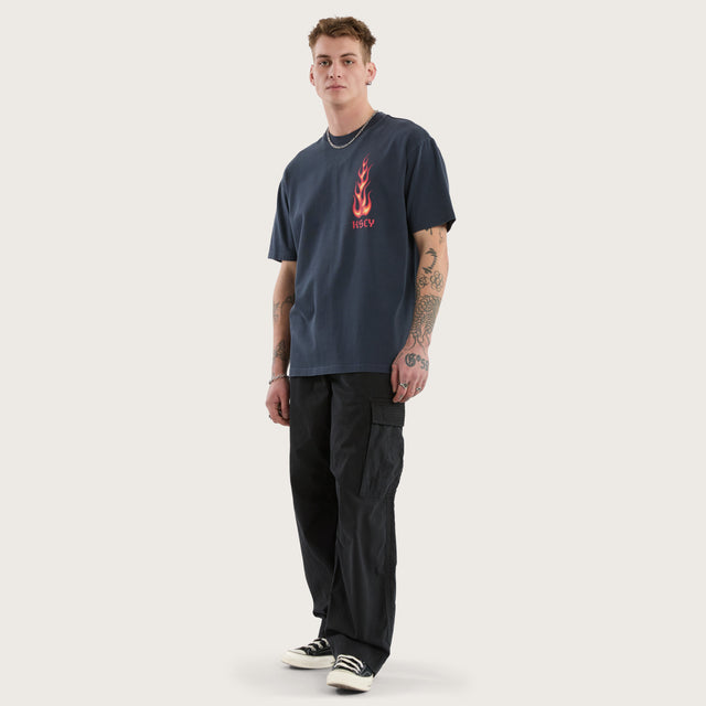 Meteor Box Fit Tee Pigment Vulcan
