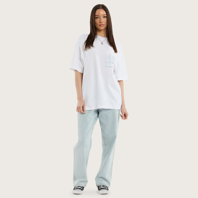 Infinity Street Tee Optical White