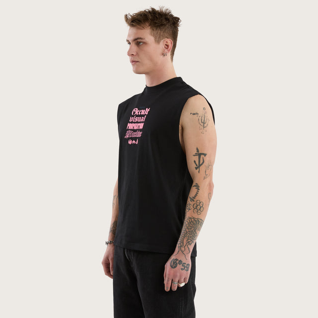 Occult Street Muscle Jet Black