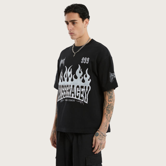 Highway Loopback Street Tee Anthracite Black
