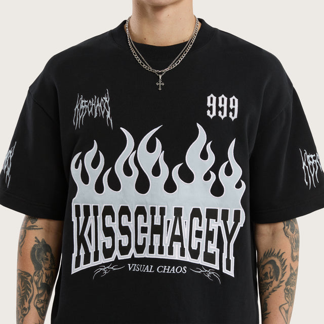 Highway Loopback Street Tee Anthracite Black