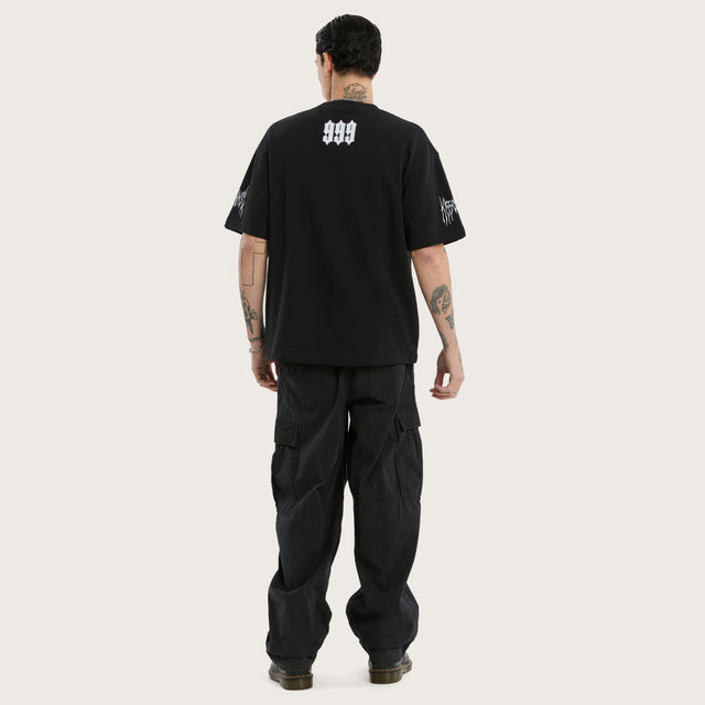 Highway Loopback Street Tee Anthracite Black