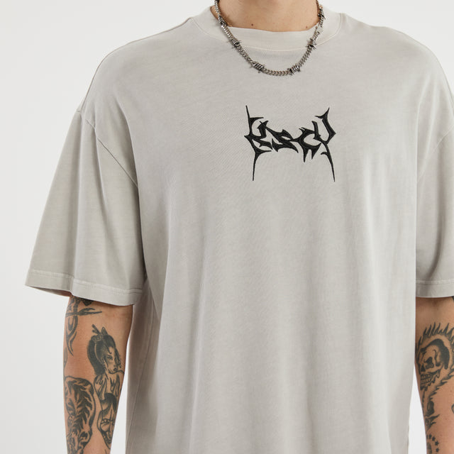 Fangs Street Tee Mineral Stone